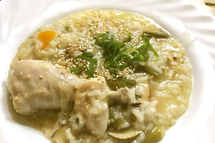 サムゲタン 圧力鍋で簡単 風邪予防にも レシピ 作り方 By More624 クックパッド 簡単おいしいみんなのレシピが357万品
