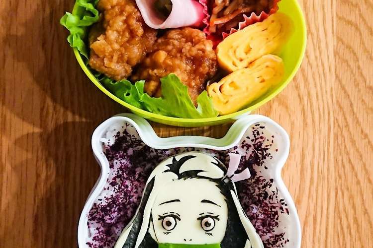 鬼滅の刃 禰豆子 ねずこ 簡単キャラ弁 レシピ 作り方 By 三田のお父さん クックパッド 簡単おいしいみんなのレシピが354万品