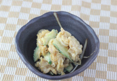 ミミガ—のピーナッツ味噌和えの写真