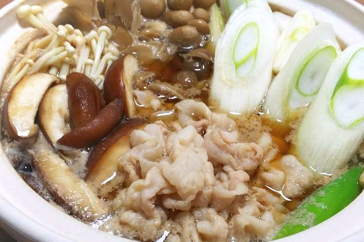 タップリきのこ と豚バラ肉のシンプル鍋 レシピ 作り方 By もへほっぺ クックパッド 簡単おいしいみんなのレシピが355万品