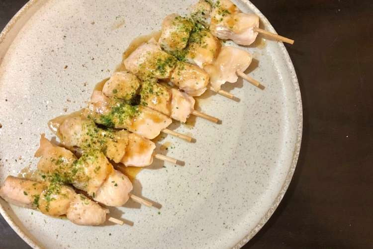 焼き鳥風 フライパンで鶏胸肉の生姜焼き レシピ 作り方 By Matscafe クックパッド 簡単おいしいみんなのレシピが358万品