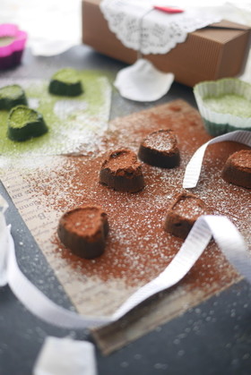 タベルモビター生チョコ&抹茶生チョコ