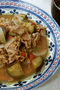 ✨牛肉の野菜スープ&ネギとワカメの味噌汁