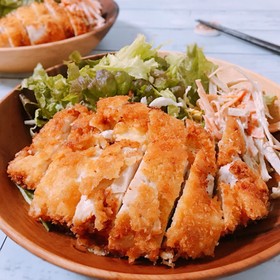 鶏胸肉でも柔らかいチキンカツ♪