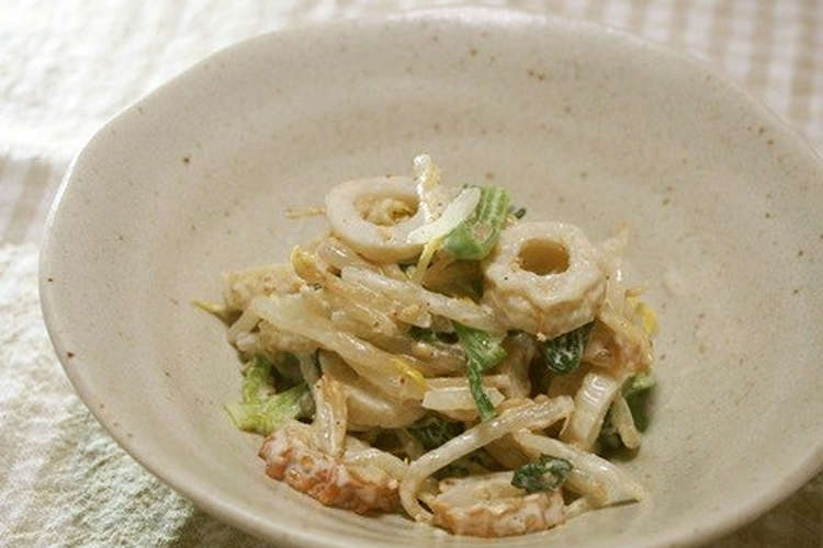 もやし ニラ ちくわのごまマヨ和え レシピ 作り方 By 京たまご クックパッド 簡単おいしいみんなのレシピが354万品