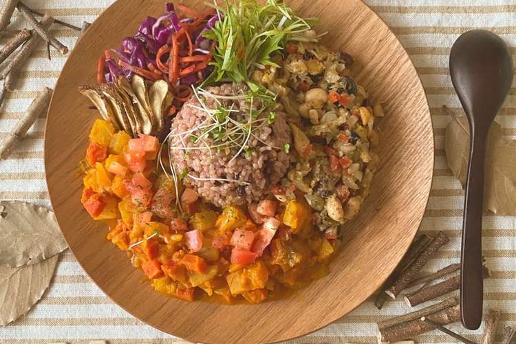 酵素玄米とトマトのお野菜スパイスカレー レシピ 作り方 By ベジギャルキッチン クックパッド