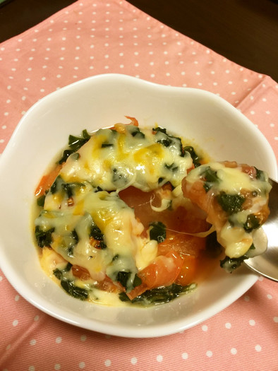 簡単☆トマトのグラタン風スープの写真