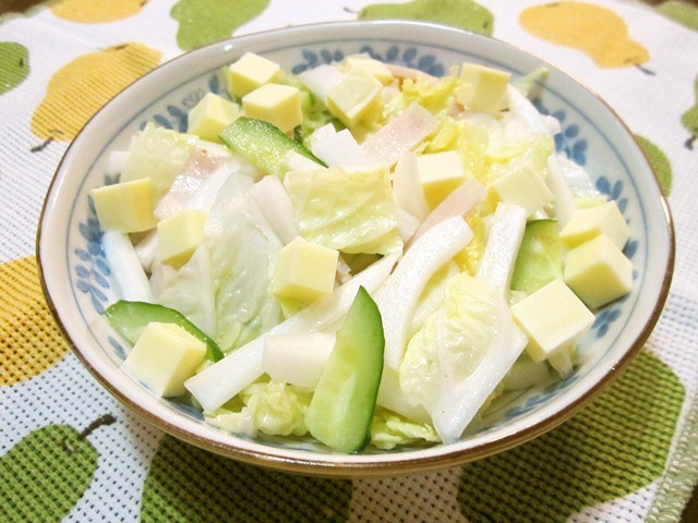 給食☆白菜のチーズサラダの画像