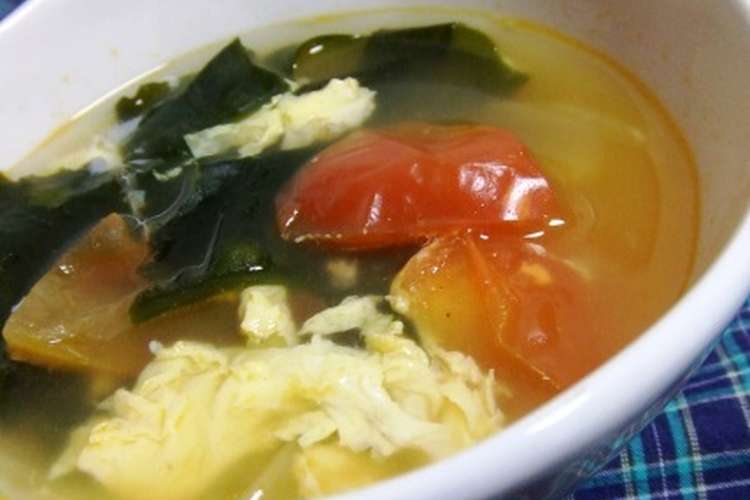 トマトとわかめのたまごスープ レシピ 作り方 By ｌｕｎｅ クックパッド