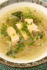 ベトナム料理　ミエン・ガー風春雨スープ