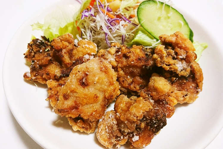 カリッとジューシー 鶏もも肉の竜田揚げ レシピ 作り方 By ポテチ犬 クックパッド 簡単おいしいみんなのレシピが349万品