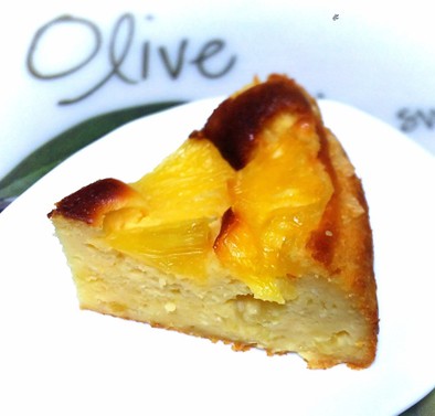 パイナップルのベークドチーズケーキ♪の写真