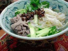 暑い時にはさっぱりと!タイ風素麺