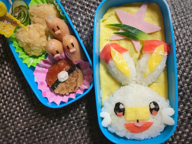 ヒバニーとお出掛けお弁当 レシピ 作り方 By ちゃこトラ クックパッド