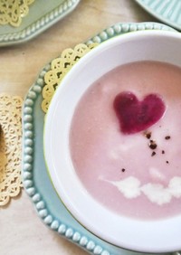 ピンク♪赤かぶのポタージュスープ