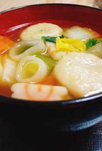 【給食】豆腐の団子汁