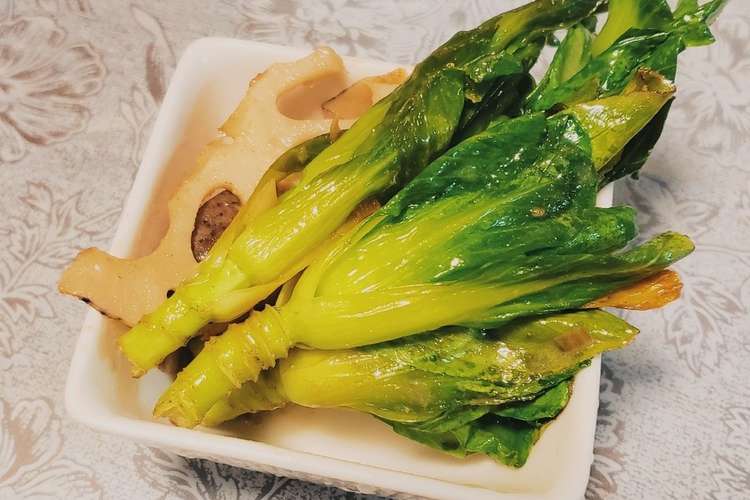 チンゲン菜と蓮根の中華風炒め レシピ 作り方 By ぴぃすけ鹵 クックパッド 簡単おいしいみんなのレシピが376万品