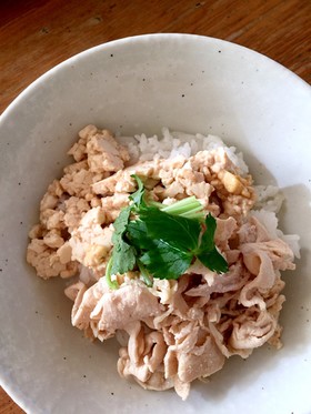 親子丼ぽい。グルテン砂糖たまごフリー。