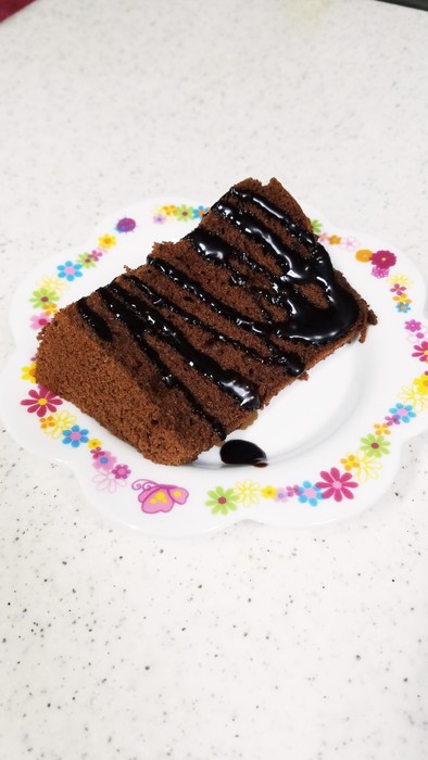 チョコレートシフォンケーキの写真