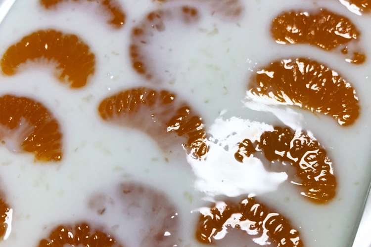 牛乳寒天 みかん入り 棒寒天で レシピ 作り方 By さなママ クックパッド 簡単おいしいみんなのレシピが352万品