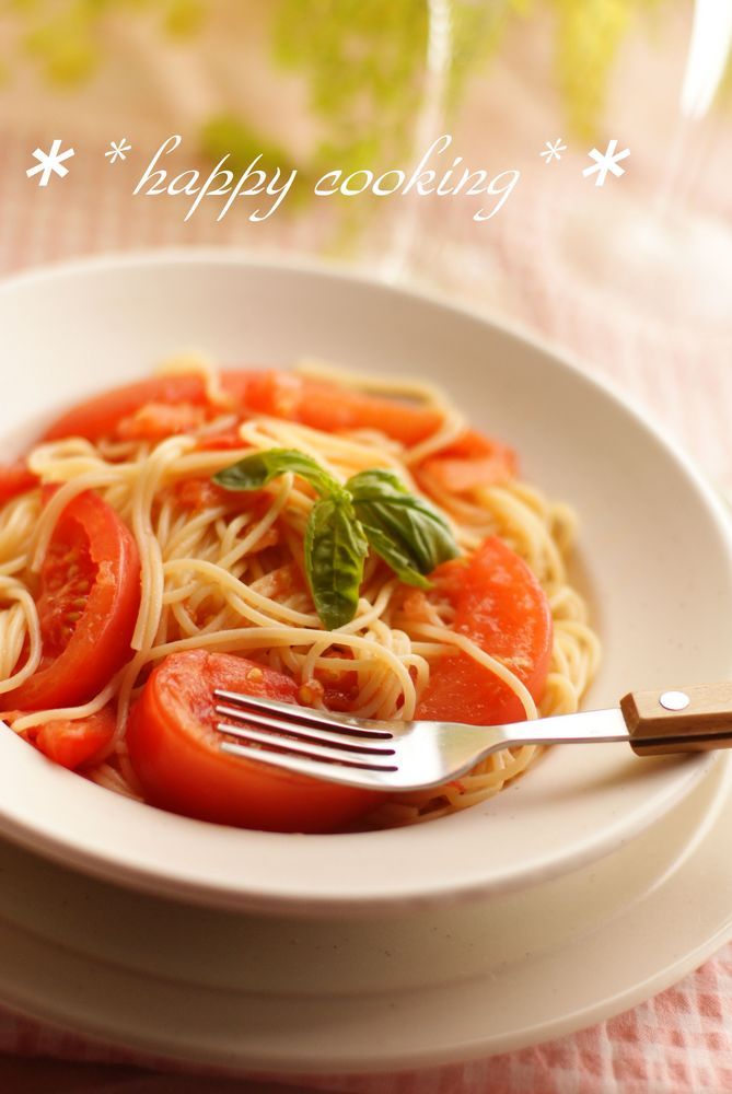 簡単☆完熟トマトのスパゲッティーの画像