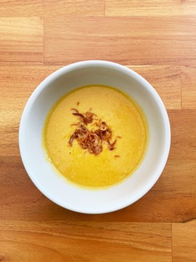 かぼちゃととうもろこしのほっこりスープ