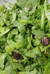 菊菜のニンニクサラダ