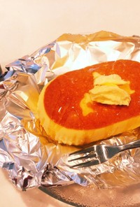 わたしのおやつ　@北海道チーズ蒸しケーキ