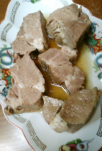 炭酸で煮た豚肉の大きなころころ煮・和風味