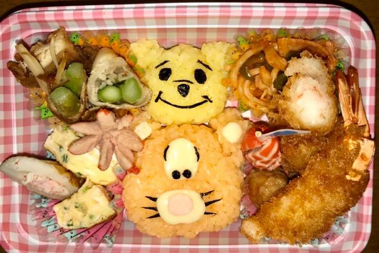 キャラ弁 プーさん ティガー レシピ 作り方 By みずきキャラ弁 クックパッド 簡単おいしいみんなのレシピが366万品