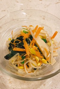 簡単常備菜☆高野豆腐と野菜のナムル