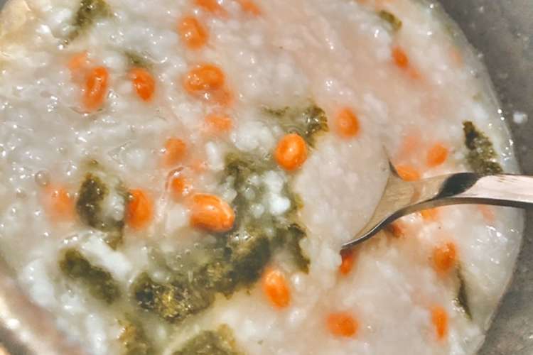 レトルトお粥で即席パパッと納豆粥 レシピ 作り方 By 南の魔女 クックパッド 簡単おいしいみんなのレシピが350万品