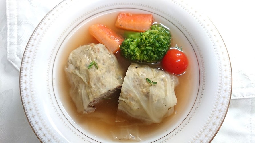 高野豆腐のロールキャベツの画像