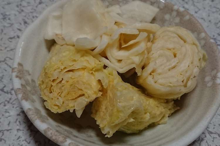 簡単すぎた 白菜の樽漬け レシピ 作り方 By いーあんばい クックパッド