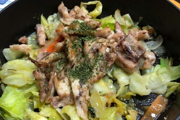 魚のアラとキャベツの蒸し炒め レシピ 作り方 By セロリとパセリの台所 クックパッド 簡単おいしいみんなのレシピが368万品