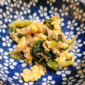【病院】ツナと青菜炒め【給食】