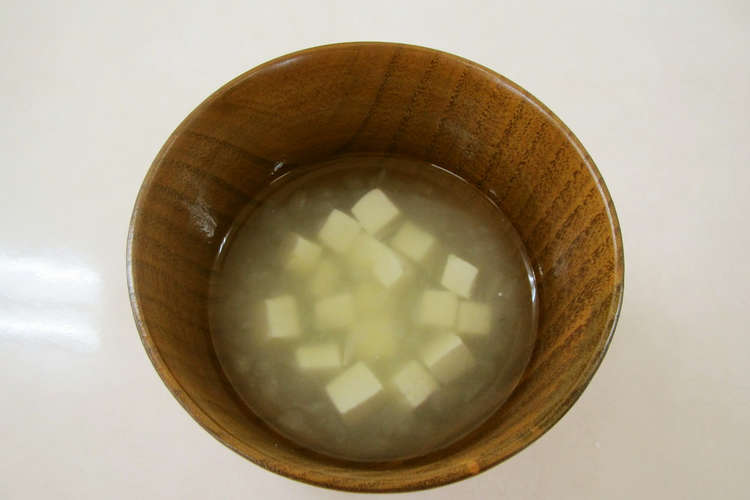 離乳食７ ８か月 お味噌汁 レシピ 作り方 By 別府市 クックパッド 簡単おいしいみんなのレシピが370万品