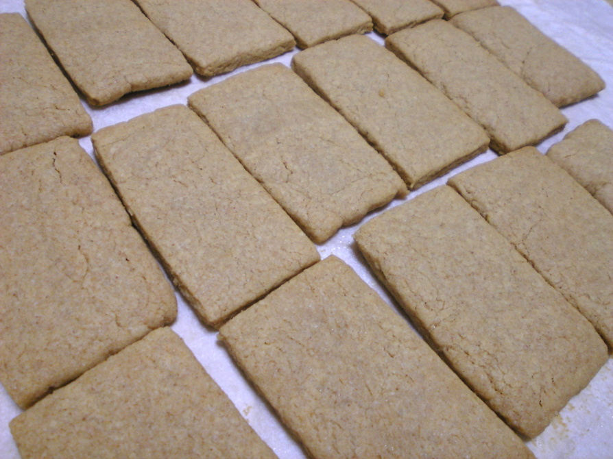 サクサクッ黄な粉クッキー（バター無し）の画像