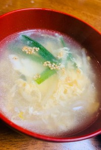 ニラ玉スープ♡