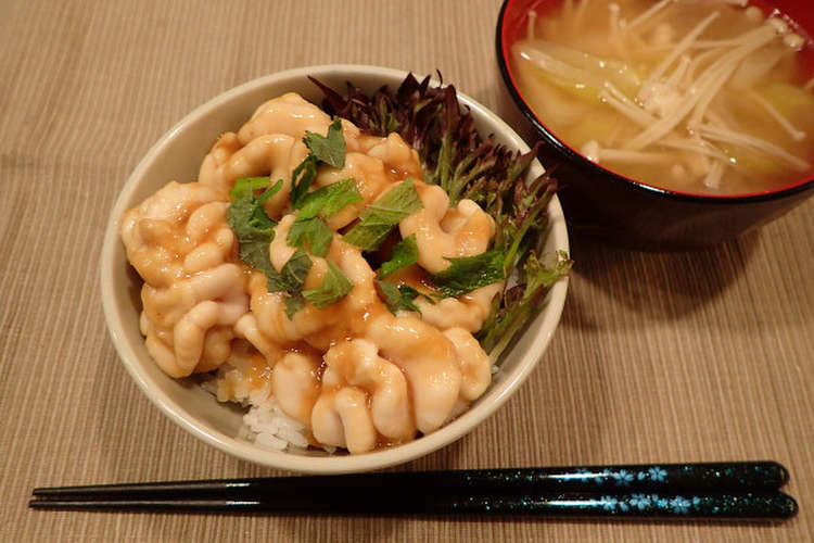 マダラ白子の照焼き丼 レシピ 作り方 By あおもりの肴 クックパッド 簡単おいしいみんなのレシピが361万品