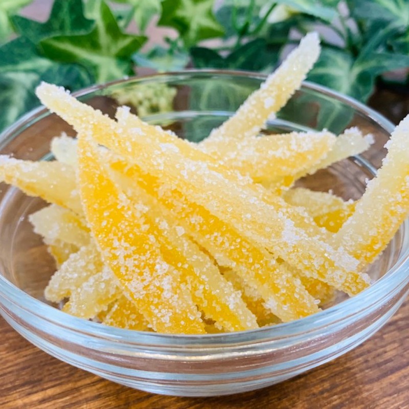 柑橘類の皮の砂糖漬けのレシピ