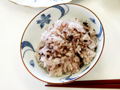 黒米ご飯の写真