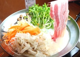 長寿牡蠣だしの豆乳豚シャブ