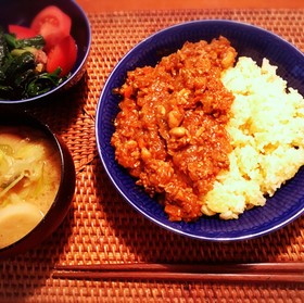 給食ドライカレー我が家風