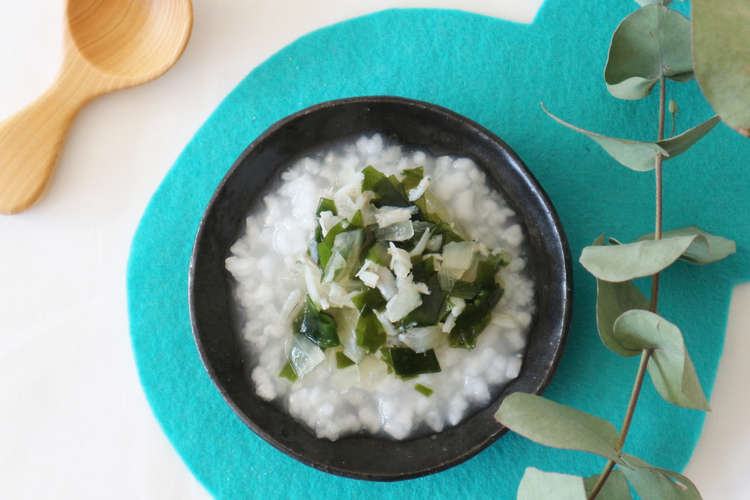 離乳食後期 しらすとわかめ 玉ねぎ粥 レシピ 作り方 By やまひここんぶ クックパッド 簡単おいしいみんなのレシピが361万品