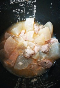 炊飯器で☆大根と鶏モモの洋風スープ