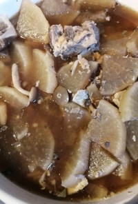 siroca 電気圧力鍋で大根と鯖の煮物