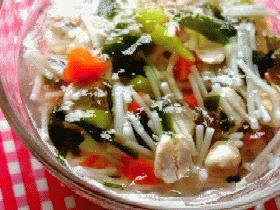 離乳食メニュー♪素麺のひんやりゼリー寄せ