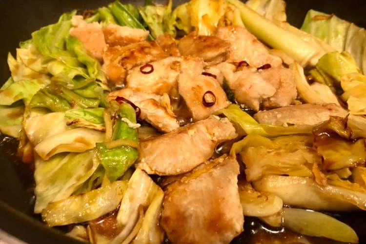 鶏胸肉とキャベツのポン酢煮 レシピ 作り方 By 豆苗 クックパッド 簡単おいしいみんなのレシピが357万品