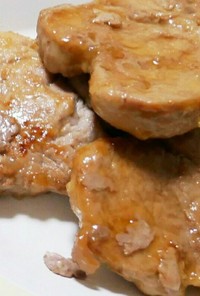 豚ヒレ肉の生姜焼き
